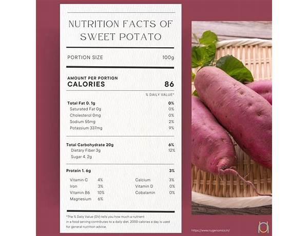 Sweet nutrition facts