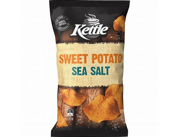 Sweet potato chips with sea salt food facts