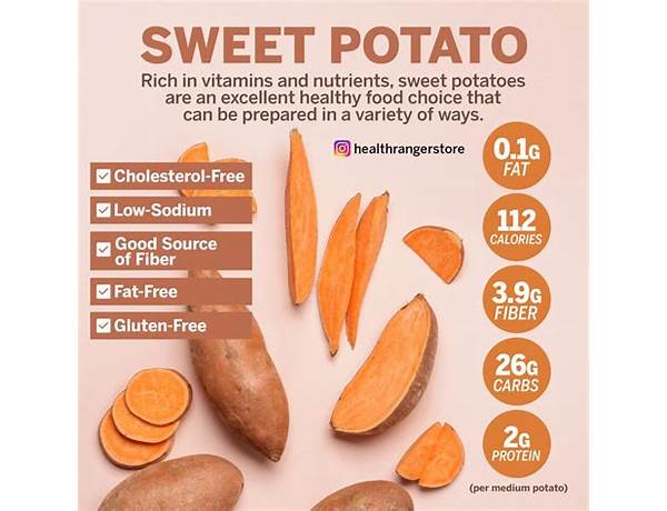 Sweet potato noodles nutrition facts