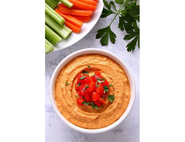 Sweet roasted red pepper hummus food facts