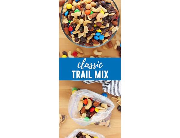 Sweet salty trail mix ingredients