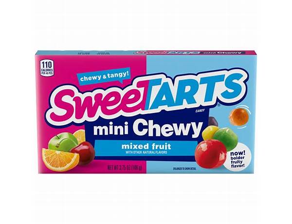 Sweetarts, mini chewy tangy candy nutrition facts