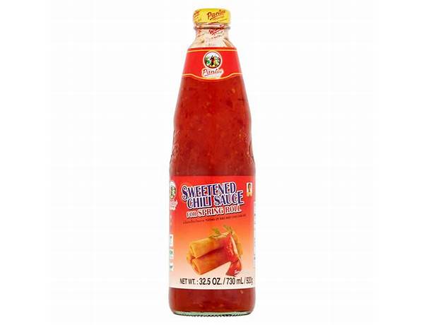 Sweetened chili sauce for spring roll food facts
