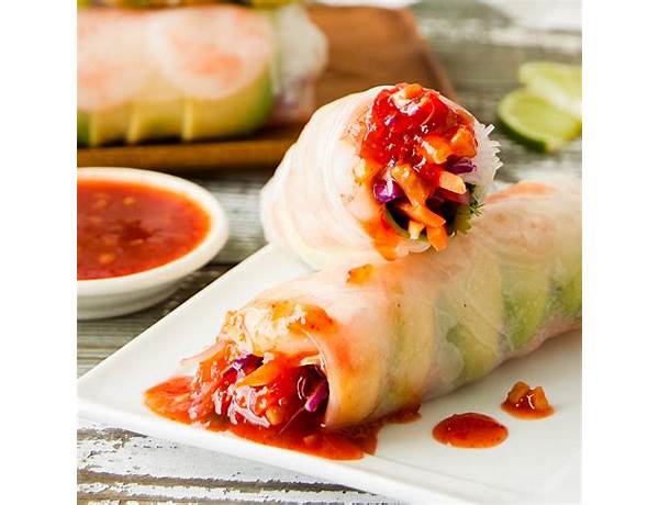 Sweetened chili sauce for spring roll food facts