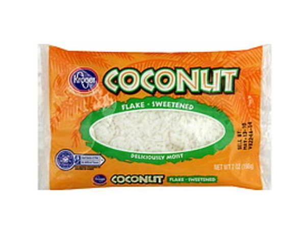 Sweetened coconut flakes food facts