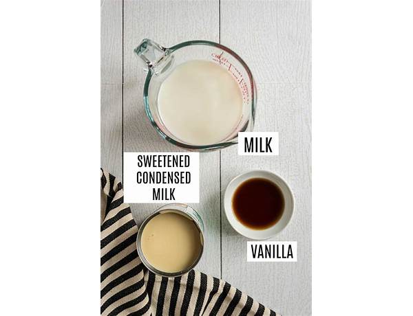 Sweetened condensed creamer ingredients