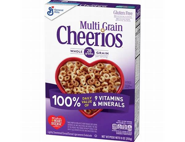 Sweetened multigrain cereal food facts