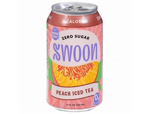 Swoon iced tea peach food facts