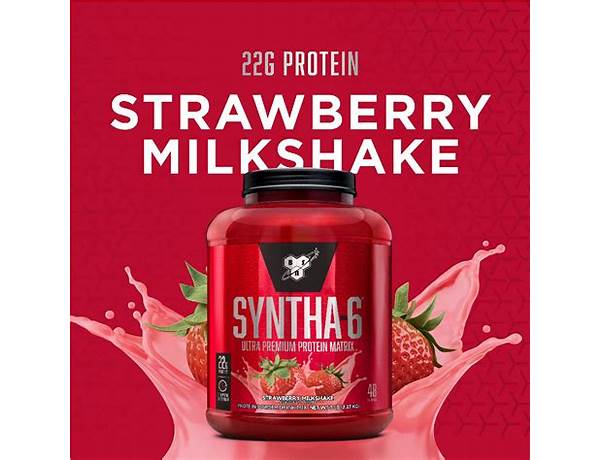 Synth-6 strawberry milkshake ingredients