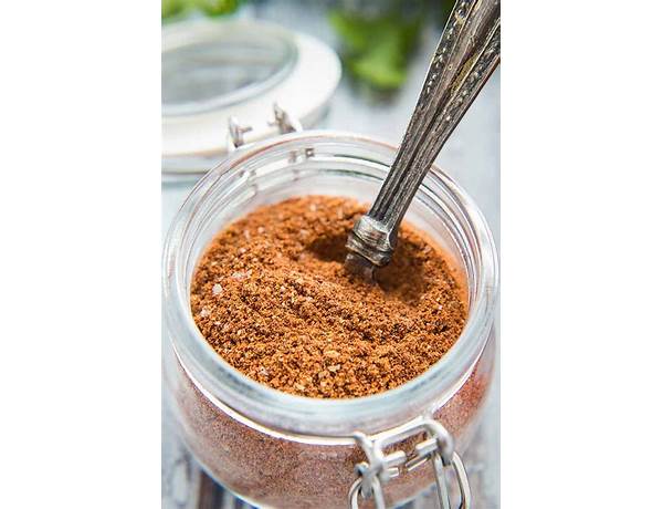 Taco seasoning mix ingredients