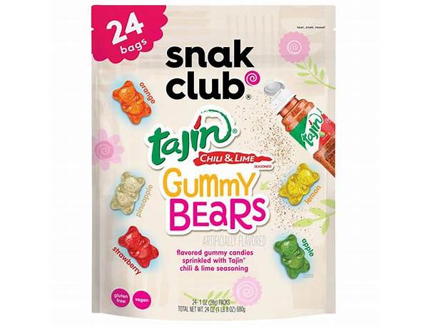 Tajin gummy bears ingredients
