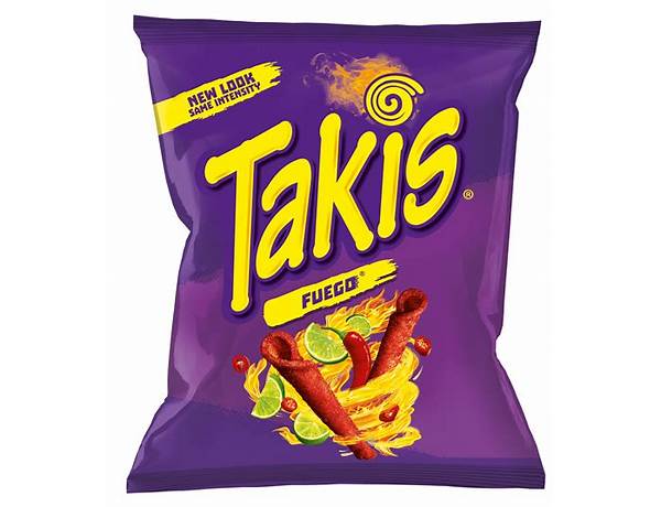 Takis, tortilla chips, fuego food facts