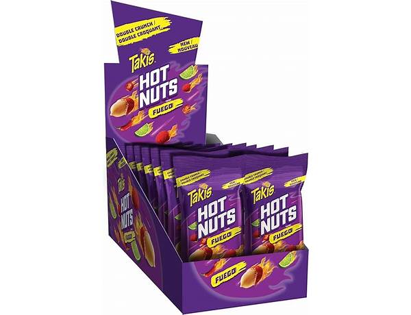 Takis hot nuts nutrition facts