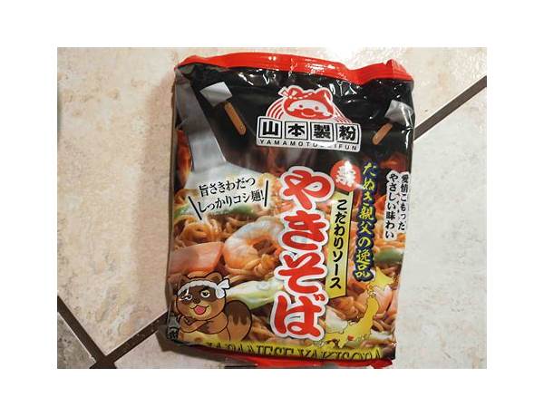 Tanuki oyaji yakisoba food facts