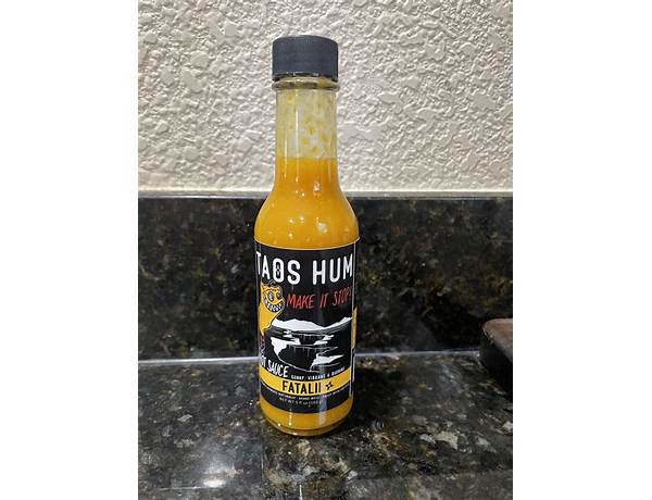 Taos hum hotsauce food facts