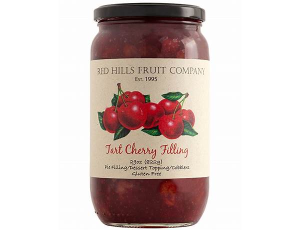 Tart cherry filling food facts