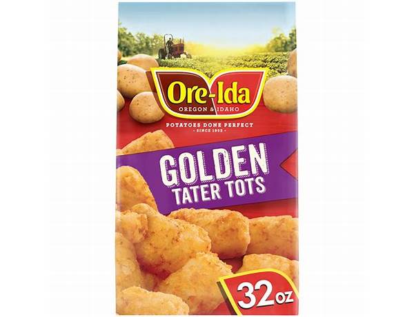 Tater tots seasoned frozen shredded potatoes food facts