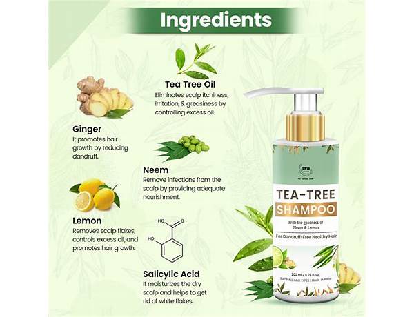 Tea tree shampoo ingredients