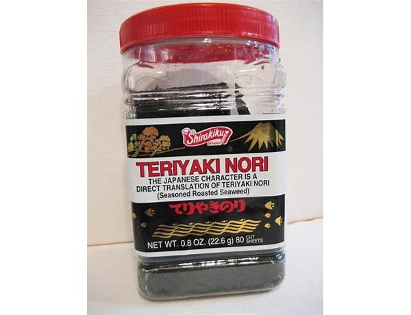 Teriyaki nori ingredients