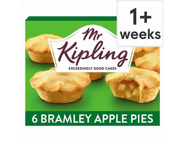 Tesco bramley apple pies 6 pack food facts