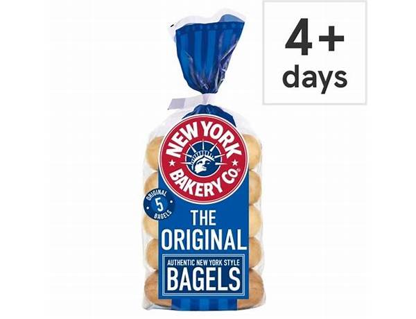 Tesco original bagels 5 pack food facts