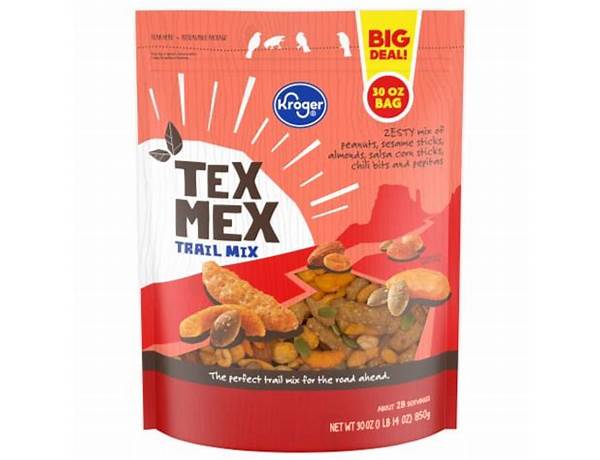 Tex mex trail mix food facts
