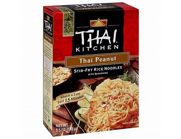 Thai peanut noodle kit includes stir-fry rice noodles & thai peanut seasoning food facts