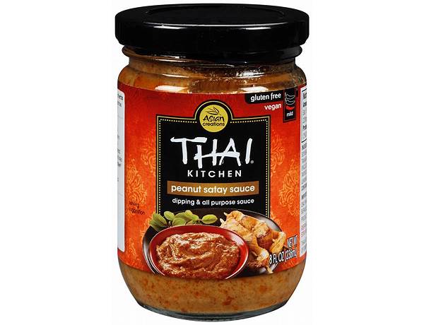 Thai peanut sauce food facts