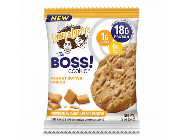 The boss! cookie peanut butter food facts