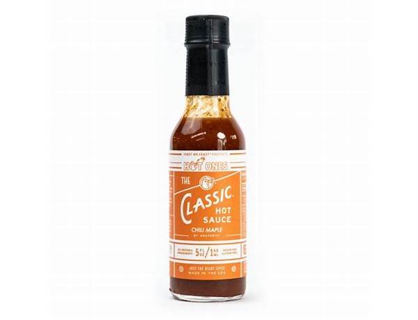 The classic hot sauce chili maple food facts