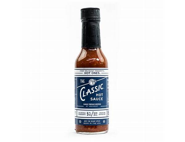 The classic hot sauce garlic fresno addition food facts