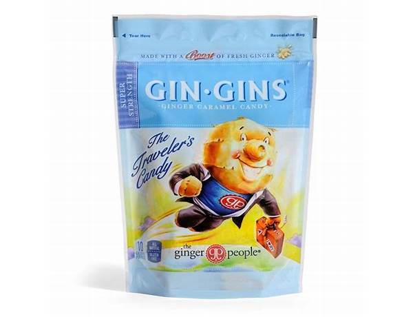 The gin gins super strength caramel ginger candy food facts