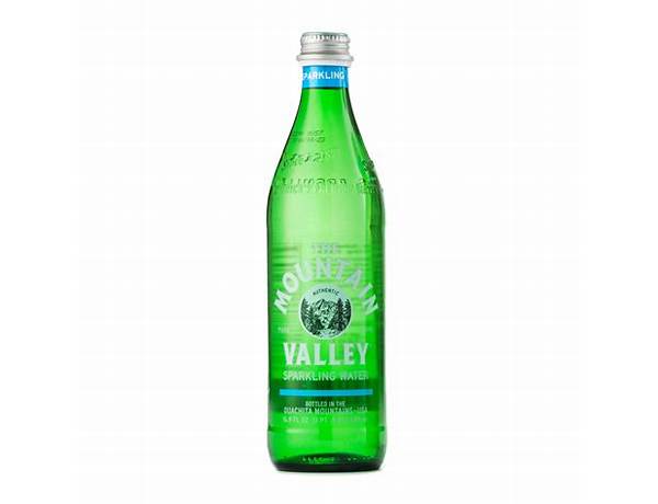 The mountain valley sparkling water food facts