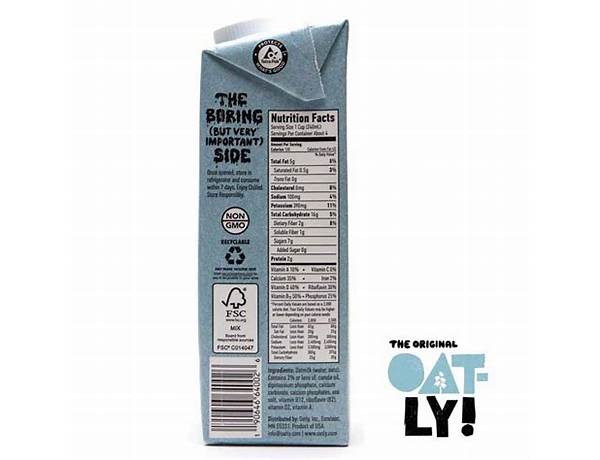 The original oatly food facts