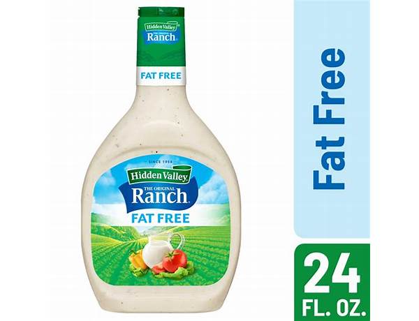 The original ranch, fat free dressing food facts