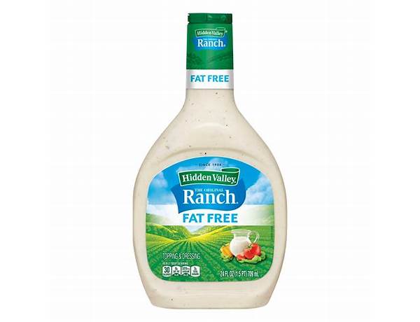 The original ranch, fat free dressing ingredients