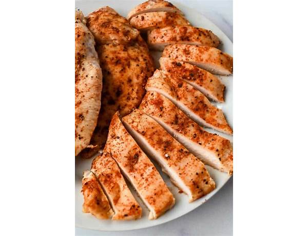 Thin, sliced chicken breast food facts