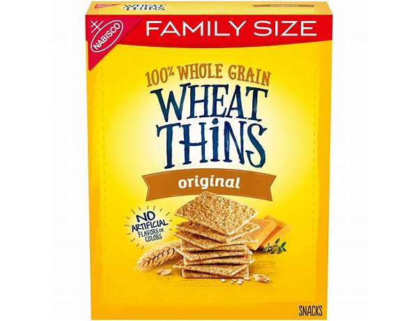 Thin crisps original whole grain wheat crackers food facts