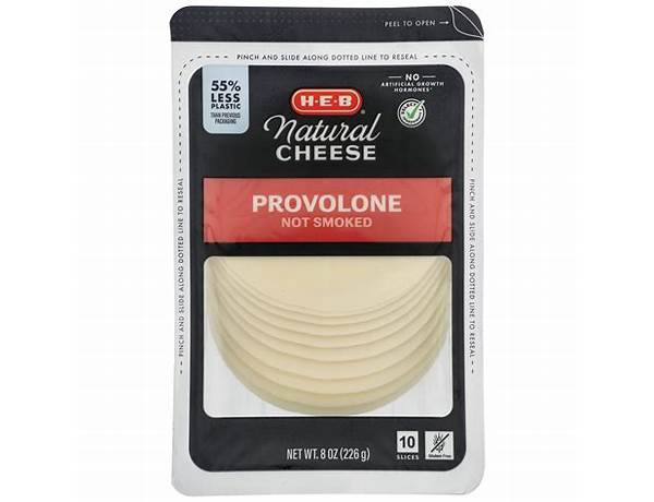 Thin sliced provolone cheese ingredients