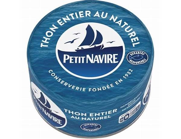 Thon naturel petit navire food facts