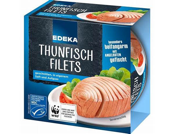 Thunfischfilets in eigenem saft  8x food facts