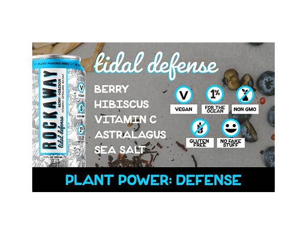 Tidal defense ingredients