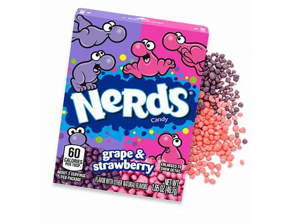 Tiny, tangy crunchy candy nerds food facts