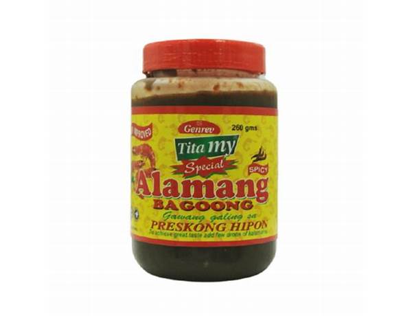 Tita my bagoong spicy food facts