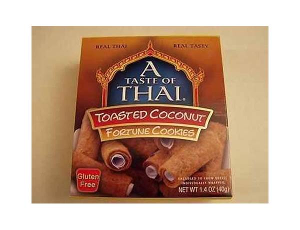 Toasted coconut fortune cookies ingredients