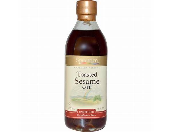 Toasted sesame oil food facts