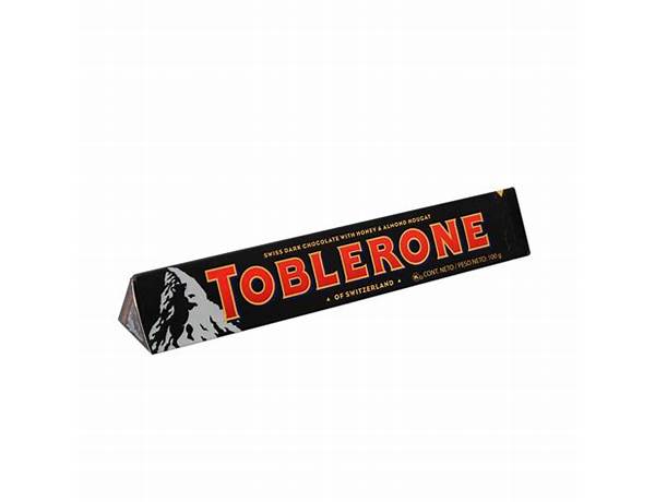 Toblerone chocolate bar dark ingredients