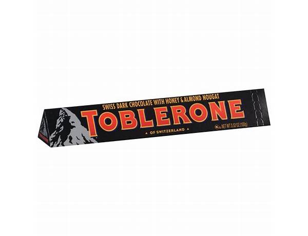 Toblerone chocolate bar dark ingredients