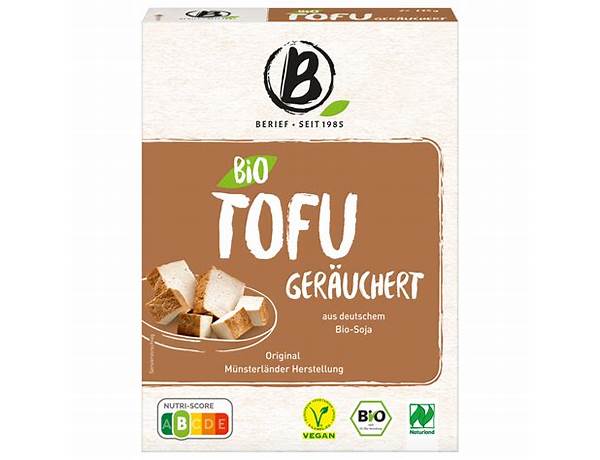 Tofu geräuchert ingredients
