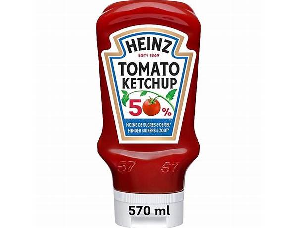 Tomaten ketchup 50% food facts
